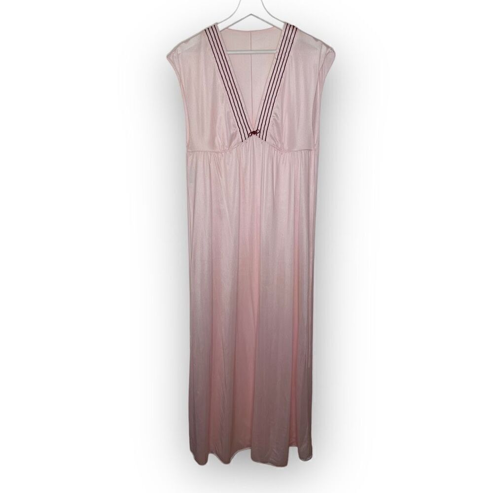 Tom Bezduda for Barad & Co. Vintage Pink Nightgown Union Made Womens Size Medium